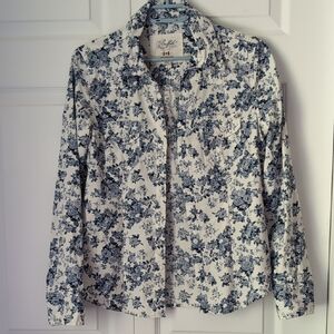 Buffalo David Bitton Blue Floral Shirt